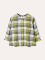 Collarless Swing Blouse