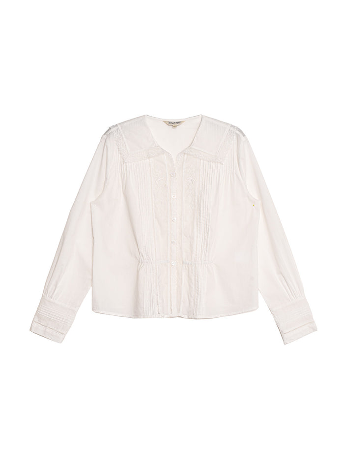 Collins V-Neck Waisted Blouse