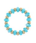 Color Bead & CCB Ball Bracelet