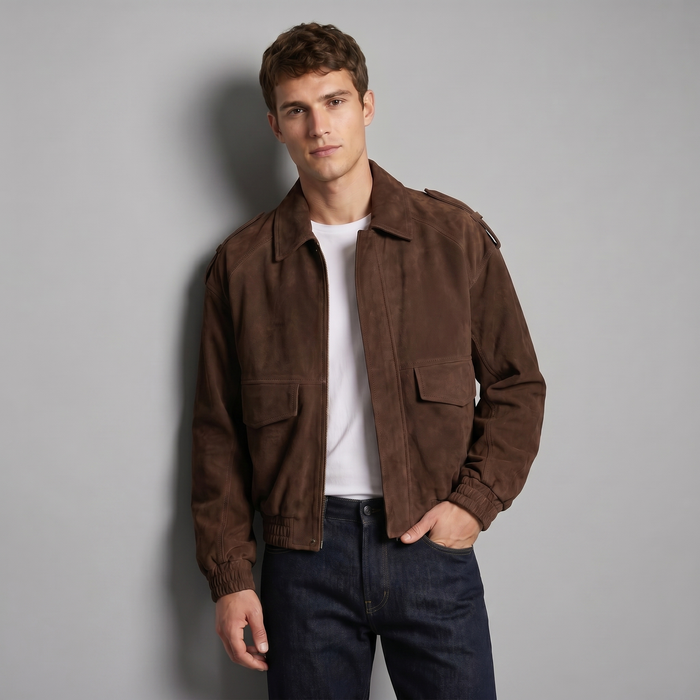 XS / Brown / Suede
