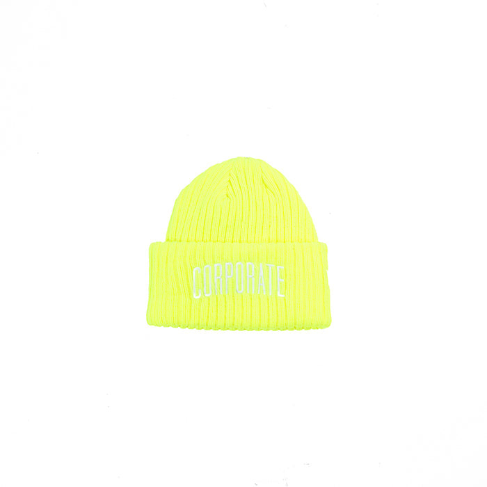 Corporate Arch Logo Beanie (Lime)