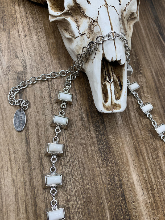 Cowgirl Hat With White Stone Hat Band