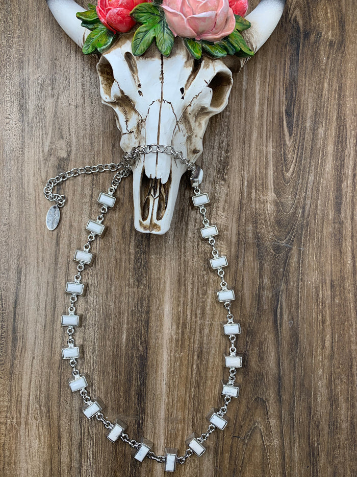 Cowgirl Hat With White Stone Hat Band