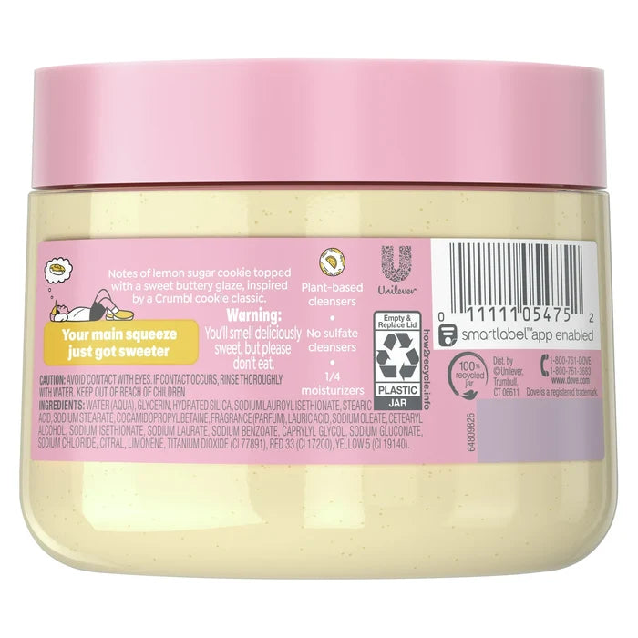 Crumbl Exfoliating Body Scrub Lemon Cookie
