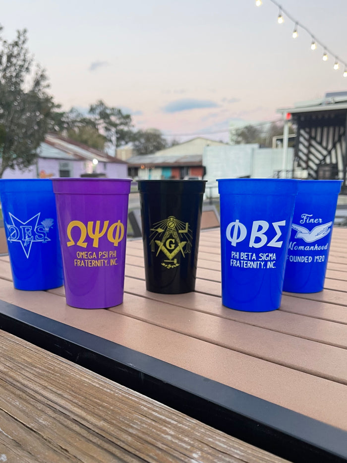 D9, OES & Mason - 22oz. Stadium Cups