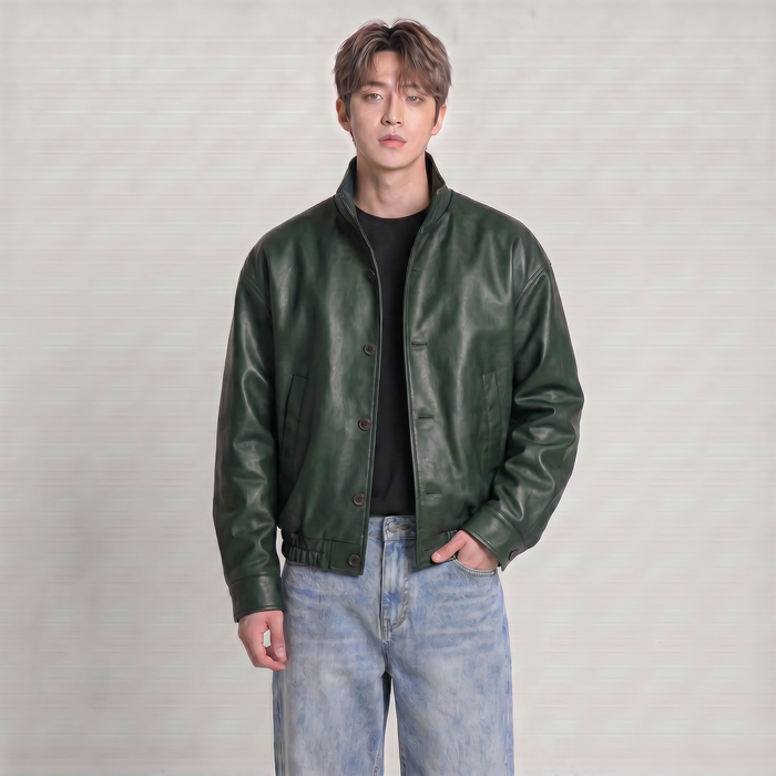 XS / Green / Leather