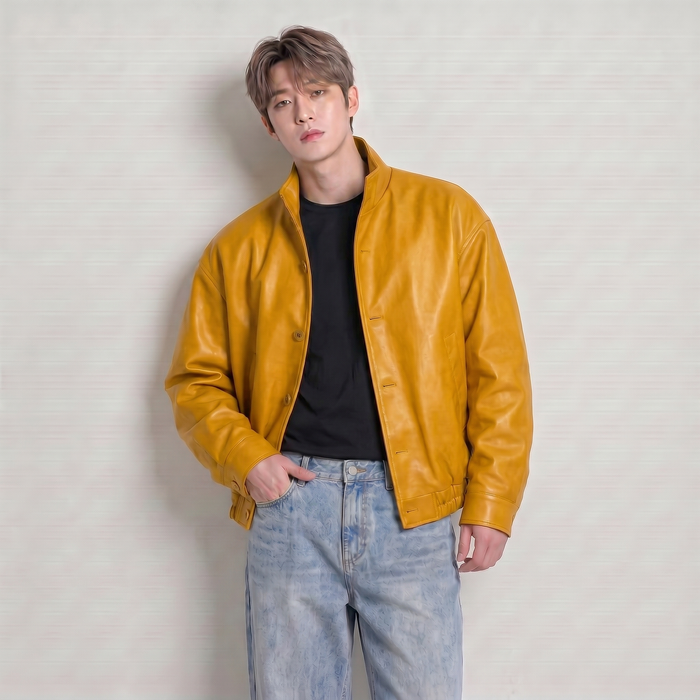 XS / Yellow / Leather