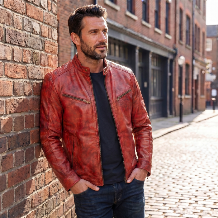 XS / Red / Leather