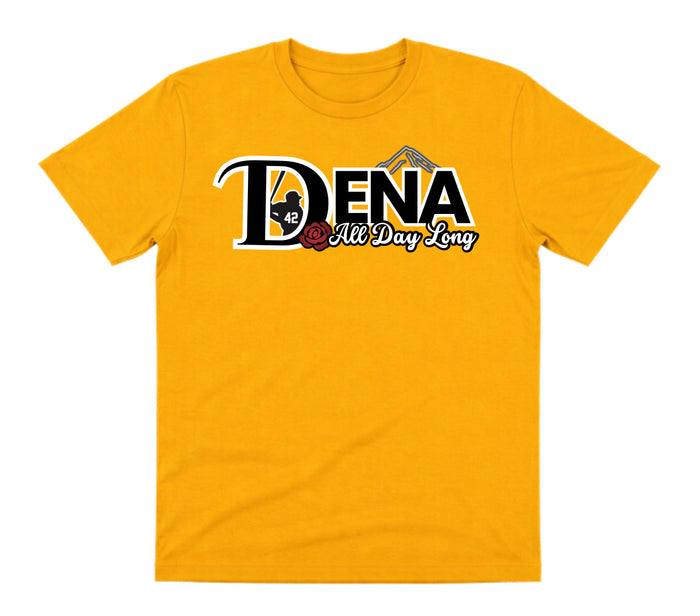 Dena Gold Dry Fit Shirt: All Day Long