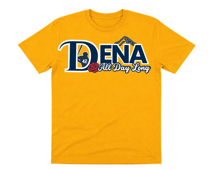 Dena Gold Dry Fit Shirt: All Day Long