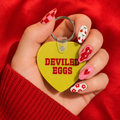 Deviled Eggs Keychain