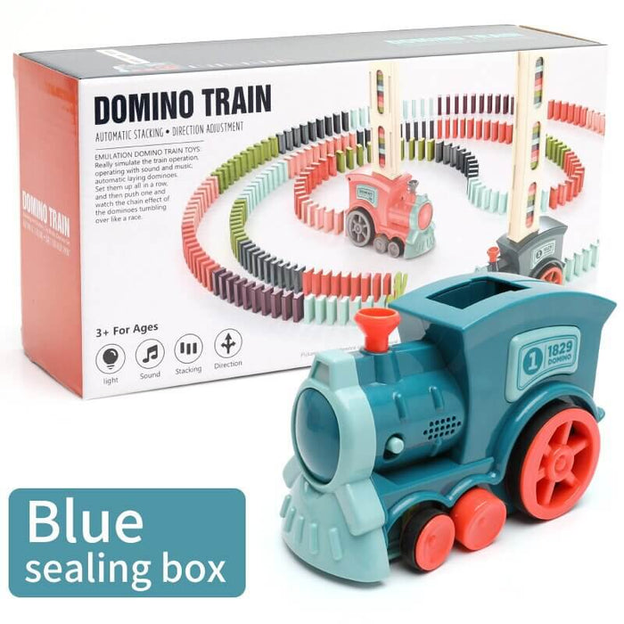 Domino Train Toy With Dominoes | Automatic Domino Train Toy For Kids