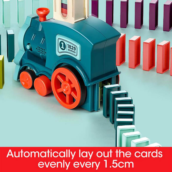 Domino Train Toy With Dominoes | Automatic Domino Train Toy For Kids