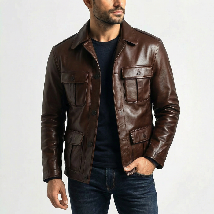 XS / Brown / Leather