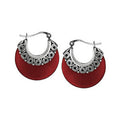 Earrings - Carnelian