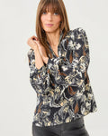 Elanor Silk Top - Onyx Irisistable