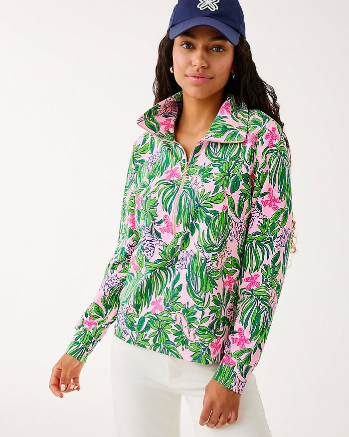 Eleni Upf 50 Plus Pullover - Conch Shell Pink Roaring With Joy
