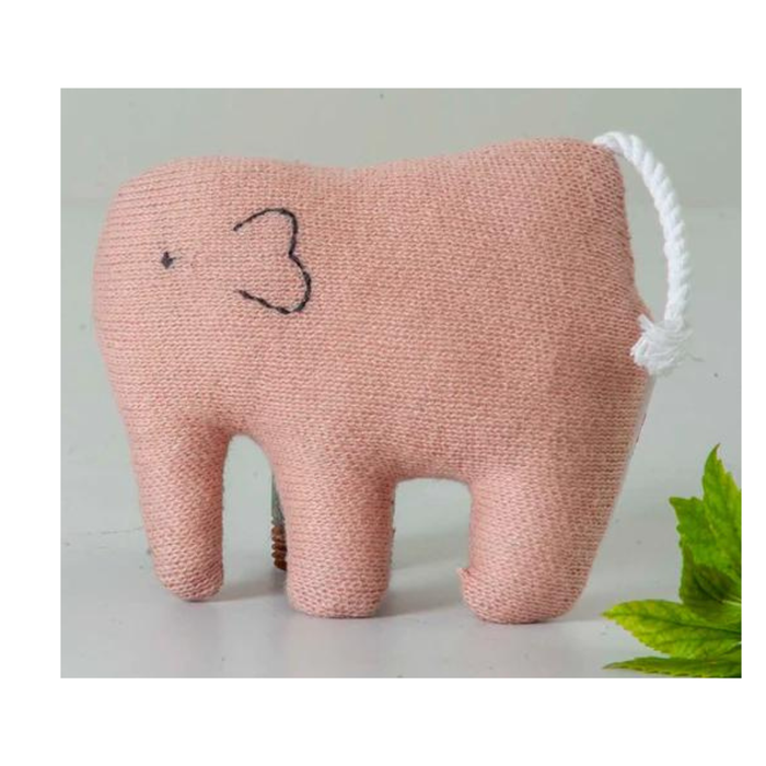 Elephant soft toy Peach / Made in India /Plush/Baby/Soft Toy | 100% Premium Cotton