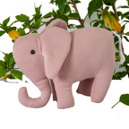 Elephant soft toy Pink/ Made in India /Plush/Baby/Soft Toy | 100% Premium Cotton