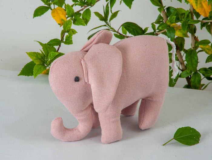 Elephant soft toy Pink/ Made in India /Plush/Baby/Soft Toy | 100% Premium Cotton
