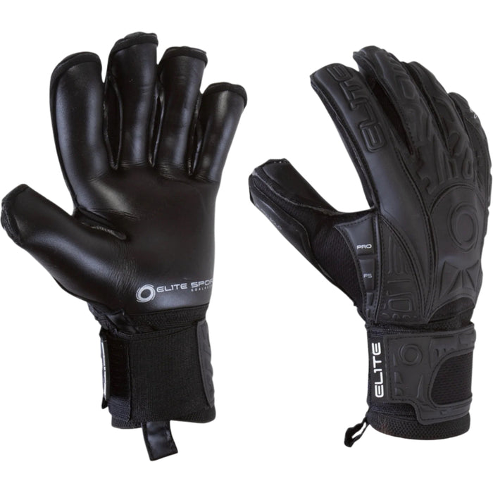 ELITE SPORT Black Solo Goalkeeper Gloves - 319