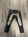 Evisu Treasure and Cloud Daicock Carrot Fit Denim