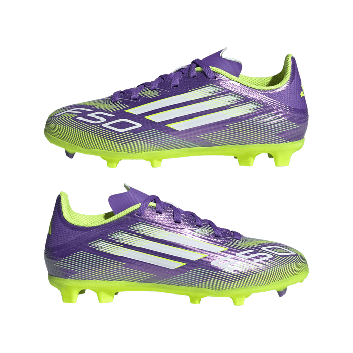 F50 League Youth FG/MG - Radiant Blaze Pack (JH7747) Footwear Adidas