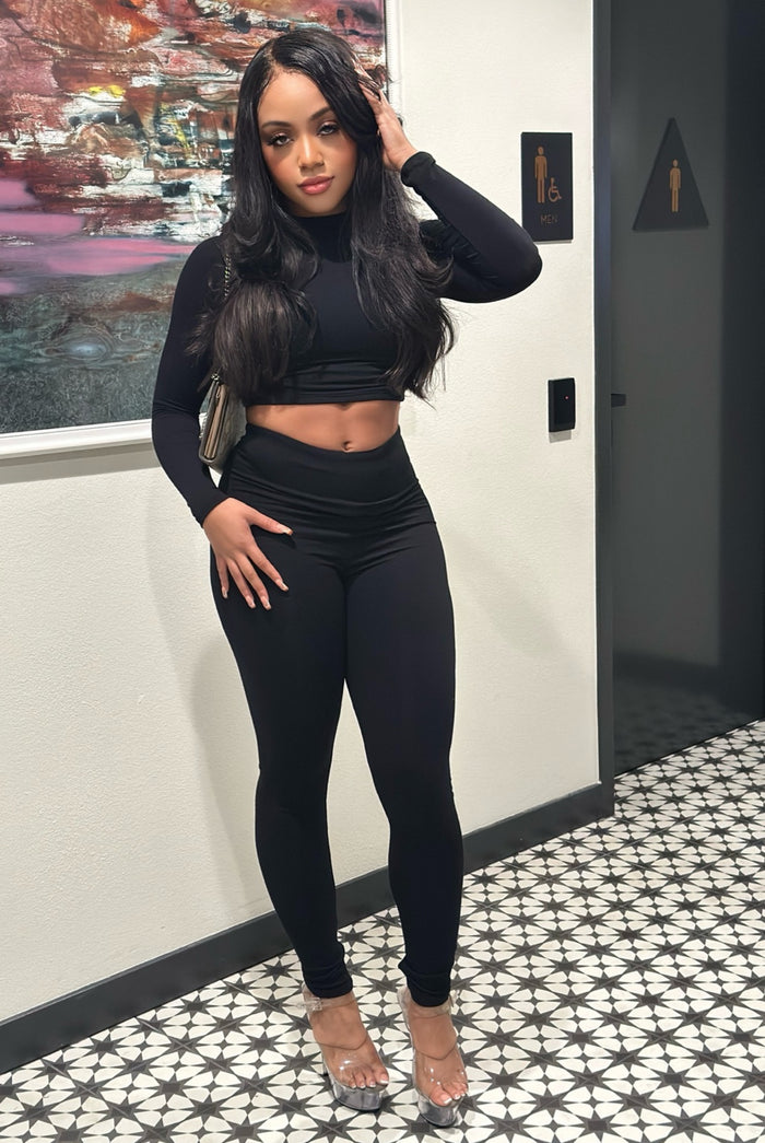 Favorite - Soft Stretchy Long Sleeve Legging Set
