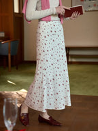 【Final Sale】Elia Rose Printing Skirt