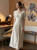 【Final Sale】Emiliana V-Neck Accordion Pleats Dress