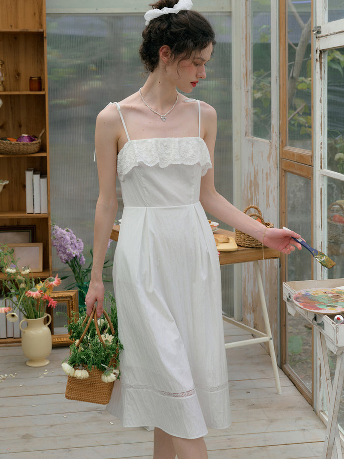 【Final Sale】Milena Round Neck Suspender Dress