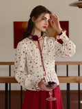【Final Sale】Salma V-Neck Floral Blouse