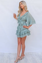 Florentine Dress - Sage - Runway Goddess