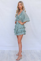 Florentine Dress - Sage - Runway Goddess