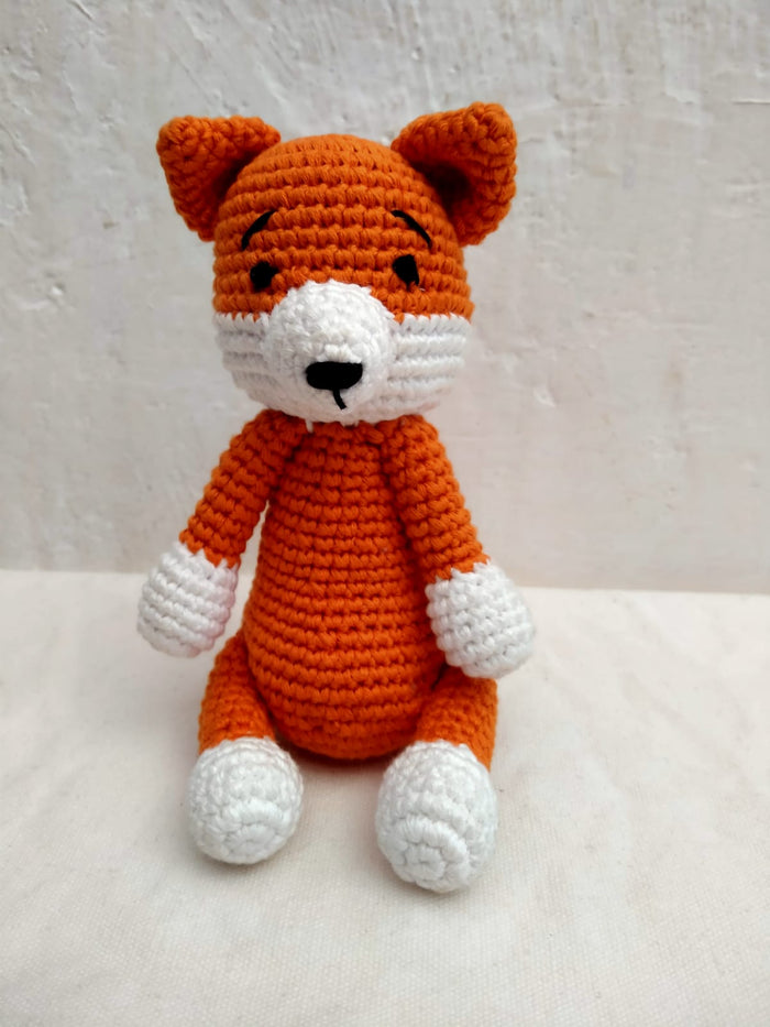 Fox  Crochet Stuffed/Plush/Soft Toy | 100% Organic | Health-Pro