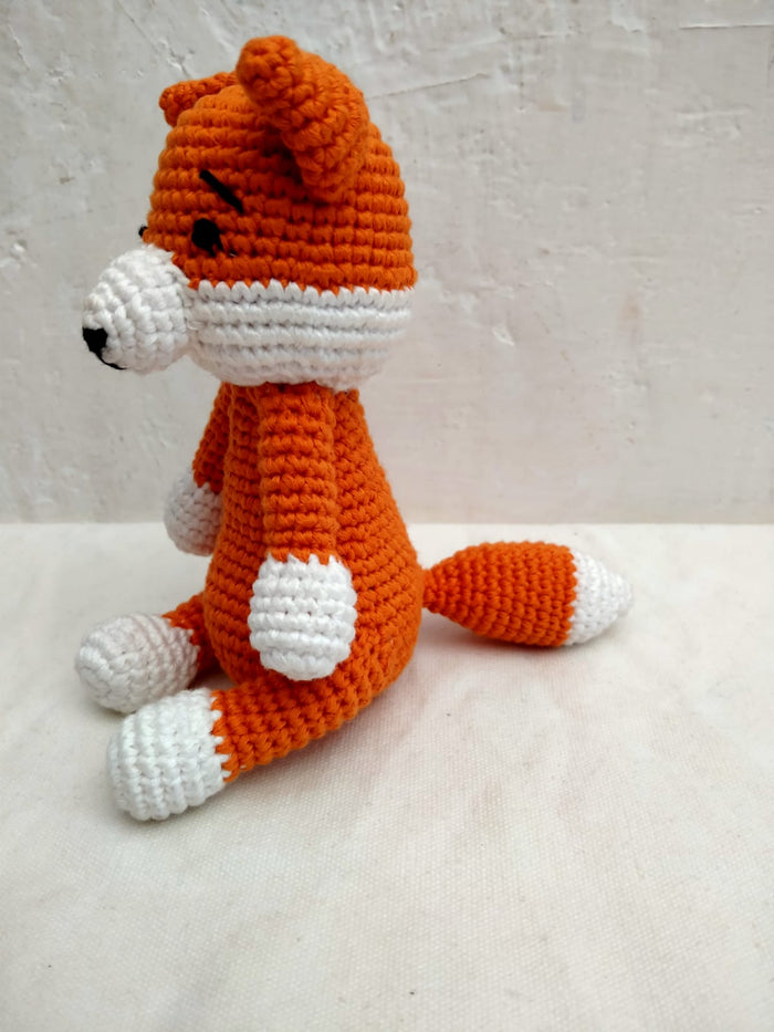 Fox  Crochet Stuffed/Plush/Soft Toy | 100% Organic | Health-Pro