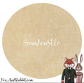 Fox & Rabbit 40 ct Sandcastle