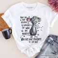Funny Mouse Sarcastic T-Shirt, Who Ties Your Shoelaces Humor Quote Tee T-Shirts OrnamentallyYou White XS