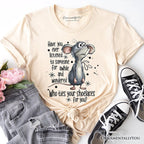 Funny Mouse Sarcastic T-Shirt, Who Ties Your Shoelaces Humor Quote Tee T-Shirts OrnamentallyYou Natural XS
