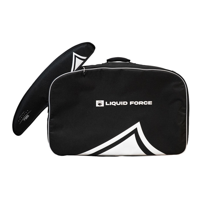 Front view of the FuseLock Foil Set Bag with black exterior and bold white graphic.