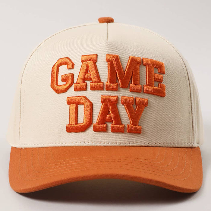 "Game Day" 3D Puff Embroidery Two-Tone Trucker Hat