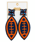 Gameday Beaded Earrings - Pine & Moss