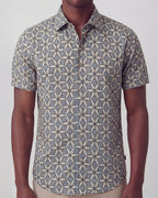 GEORGE TRIBAL NATURAL MENS PRINTED SHIRT