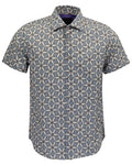 GEORGE TRIBAL NATURAL MENS PRINTED SHIRT