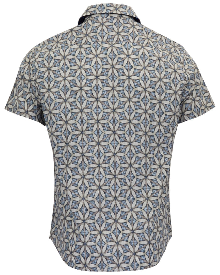 GEORGE TRIBAL NATURAL MENS PRINTED SHIRT