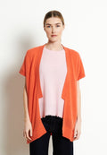 RIA 4 Kimono en cachemire mandarine