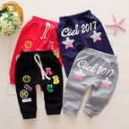 Girls Cotton Trousers For Spring | Toddler Girl Elastic Waist Pants