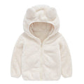 Girls Faux Fur Hooded Winter Jacket | Warm Fluffy Winter Jacket