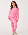 Lilly Pulitzer - Girls Mini Mallie Velour Pant - Multi Glowing Gardens