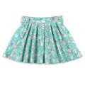 Girls Pleated Skort - Garden Green